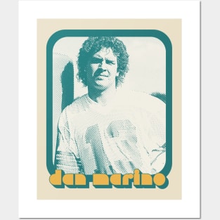 Dan Marino / Retro 80s Football Fan Design Posters and Art